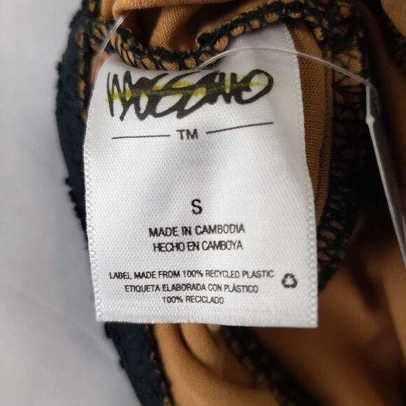 NEW!! Mossimo SIZE S Lace Crochet Overlay Halter One Piece Swimsuit Black Cute - Picture 5 of 12